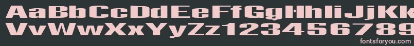 Telfor Font – Pink Fonts on Black Background