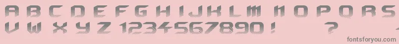 Beyond Font – Gray Fonts on Pink Background