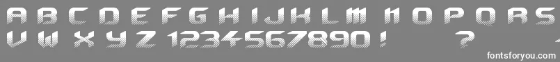 フォントBeyond – 灰色の背景に白い文字