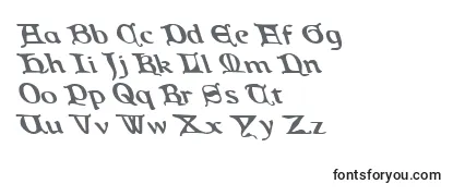 QueenCountryLeftalic Font