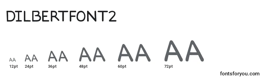 Dilbertfont2 Font Sizes