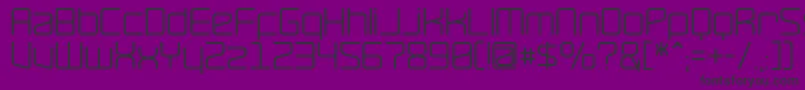 Ravepps Font – Black Fonts on Purple Background