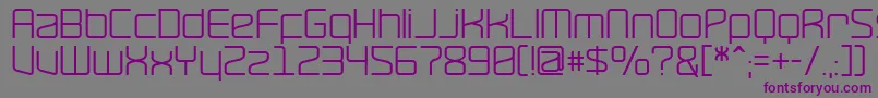 Шрифт Ravepps – фиолетовые шрифты на сером фоне