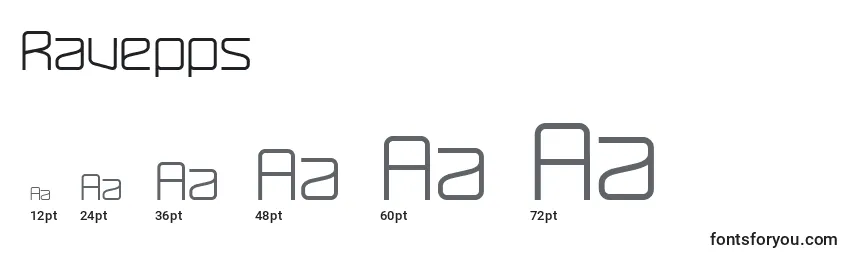 Ravepps Font Sizes