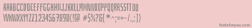 Шрифт BahianaRegular – серые шрифты на розовом фоне