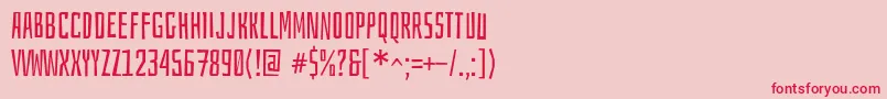 Weitere Informationen zur BahianaRegular-Schriftart BahianaRegular-Schriftart – Rote Schriften auf rosa Hintergrund
