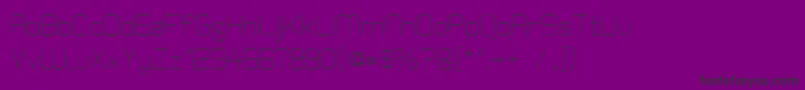 ElgethyEst-fontti – mustat fontit violetilla taustalla