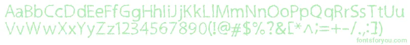 InkyCre Font – Green Fonts