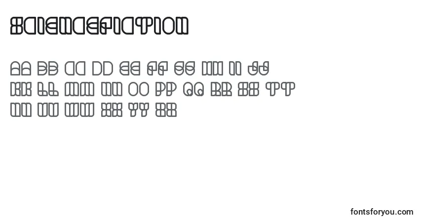 ScienceFiction Font – alphabet, numbers, special characters