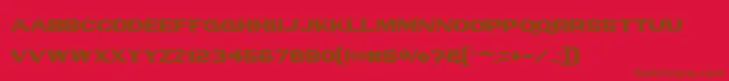 Lisätietoja Panamtext-fontista Panamtext-fontti – ruskeat fontit punaisella taustalla