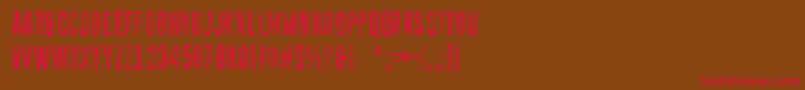 MidnightCrimson Font – Red Fonts on Brown Background