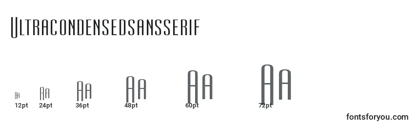 Ultracondensedsansserif Font Sizes