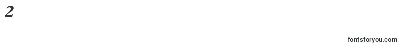 TimeseuropaltstdBolditalic Font – Fonts for Digit 2