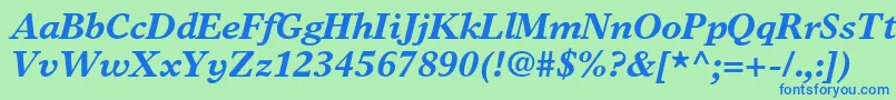 More about TimeseuropaltstdBolditalic Font TimeseuropaltstdBolditalic Font – Blue Fonts on Green Background