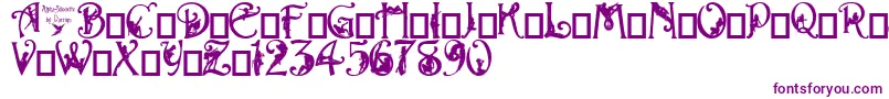 AlphaSilouette Font – Purple Fonts