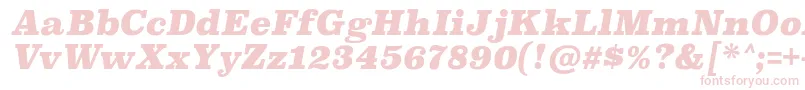 SuperclarendonblItalic Font – Pink Fonts