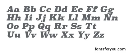 SuperclarendonblItalic-fontti