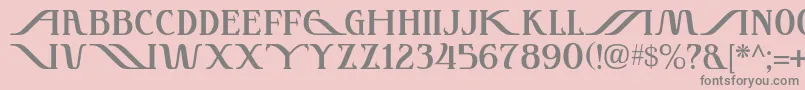 Saiba mais sobre a fonte Instant Fonte Instant – fontes cinzas em um fundo rosa