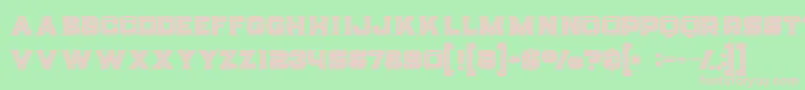 Strifeinline Font – Pink Fonts on Green Background