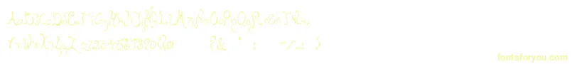 Bellyfish-Schriftart – Gelbe Schriften