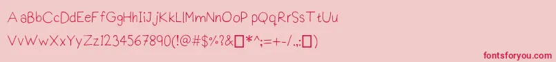 Más sobre la fuente Praktiscript fuente Praktiscript – Fuentes Rojas Sobre Fondo Rosa