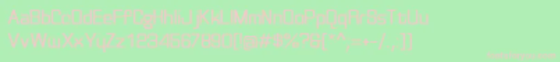 Discognate Font – Pink Fonts on Green Background