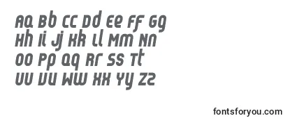 ReflexblackItalic-fontti
