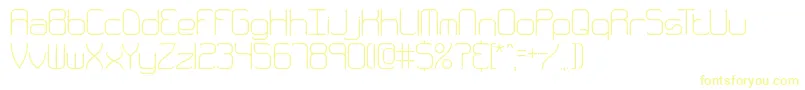 QuarterlyThinBrk Font – Yellow Fonts