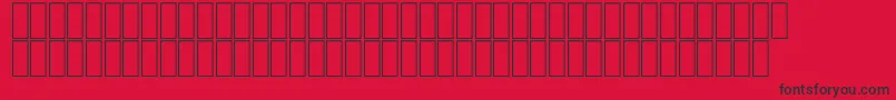 FsKofiAhramStripe Font – Black Fonts on Red Background