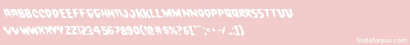 Countsuckulaleft Font – White Fonts on Pink Background