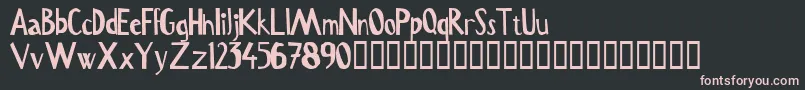 More about Serru Font Serru Font – Pink Fonts on Black Background