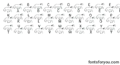 LmsMerryGoRound font – Fonts Animals