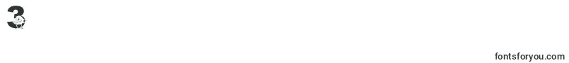 フォントLmsGooglyBear – フォント数字3