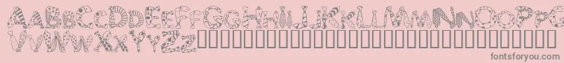 Подробнее о шрифте DaddyTie Шрифт DaddyTie – серые шрифты на розовом фоне