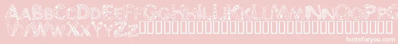 More about DaddyTie Font DaddyTie Font – White Fonts on Pink Background