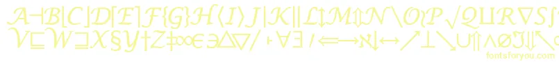 MachadomathsymbolsskRegular Font – Yellow Fonts