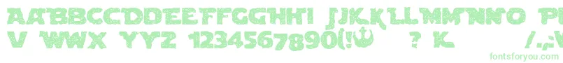 フォントBlowndroid – 緑のフォント