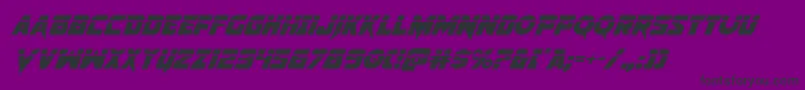 Pistoleerlasital2 Font – Black Fonts on Purple Background