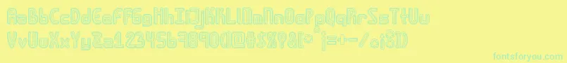 More about Amplitudesdoublestroke Font Amplitudesdoublestroke Font – Green Fonts on Yellow Background