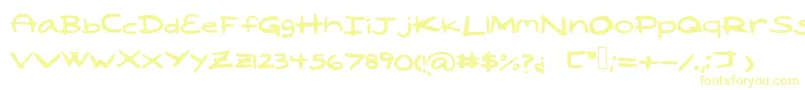 Laila-fontti – keltaiset fontit