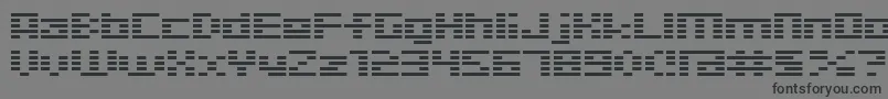 D3 Digitalism Font – Black Fonts on Gray Background