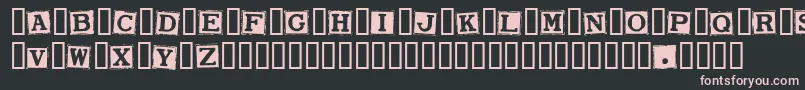 SmarganaWakes Font – Pink Fonts on Black Background