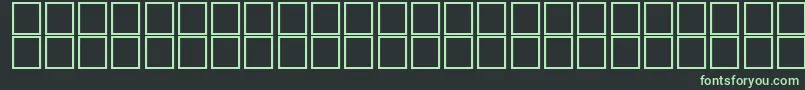 Fonte AlKharashiSalehAjoafMalilNormal – fontes verdes em um fundo preto