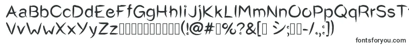 Okashi^Regular-fontti – Parhaat fontit – TOP
