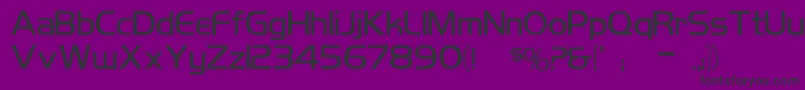 KoshgarianLight Font – Black Fonts on Purple Background