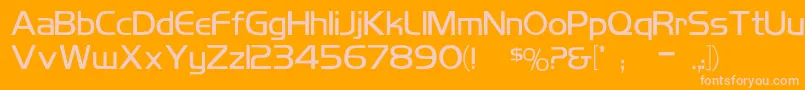 More about KoshgarianLight Font KoshgarianLight Font – Pink Fonts on Orange Background
