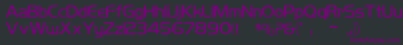KoshgarianLight Font – Purple Fonts on Black Background