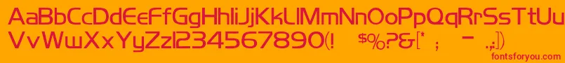 More about KoshgarianLight Font KoshgarianLight Font – Red Fonts on Orange Background