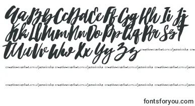 Hubster font – drawn Fonts