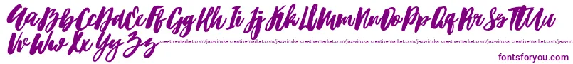 Hubster Font – Purple Fonts